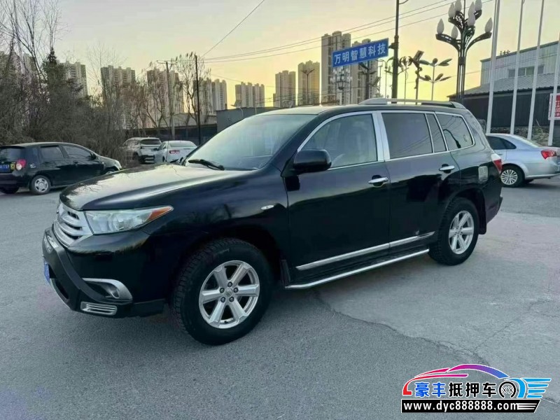 13年丰田汉兰达轿车抵押车出售