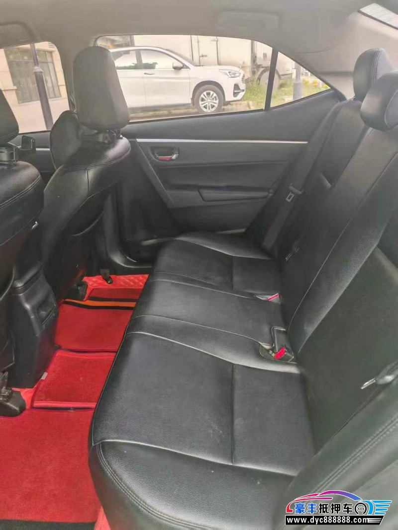 18年丰田卡罗拉轿车抵押车出售