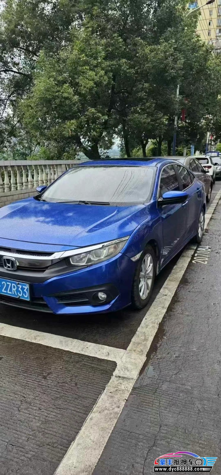 17年本田思域轿车抵押车出售