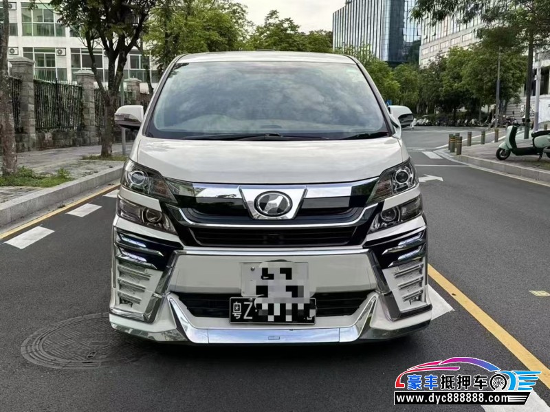 15年丰田威尔法轿车抵押车出售