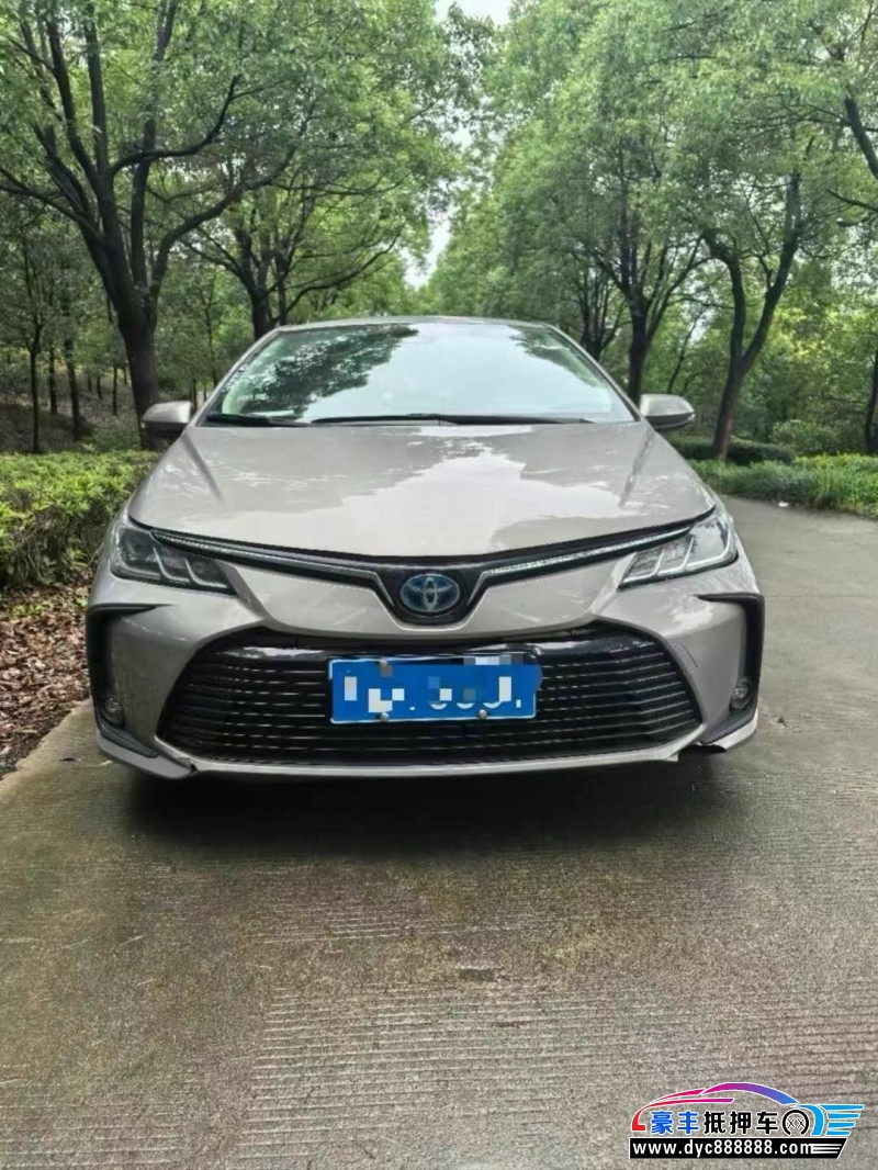 21年丰田卡罗拉轿车抵押车出售