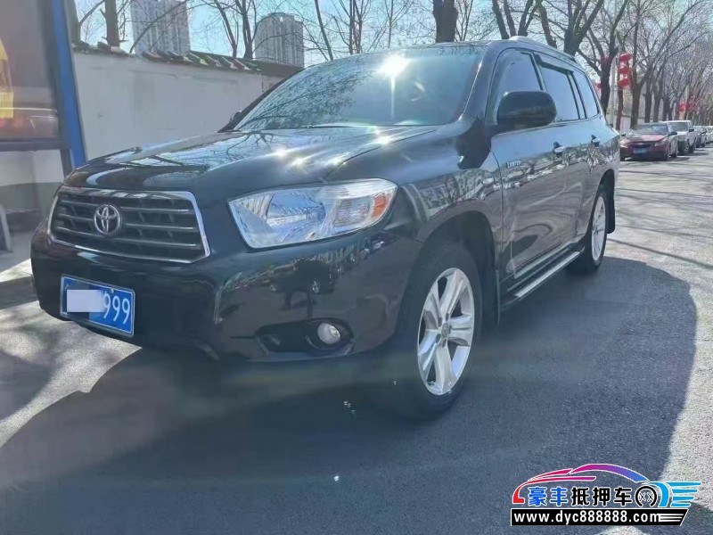 10年丰田汉兰达轿车抵押车出售