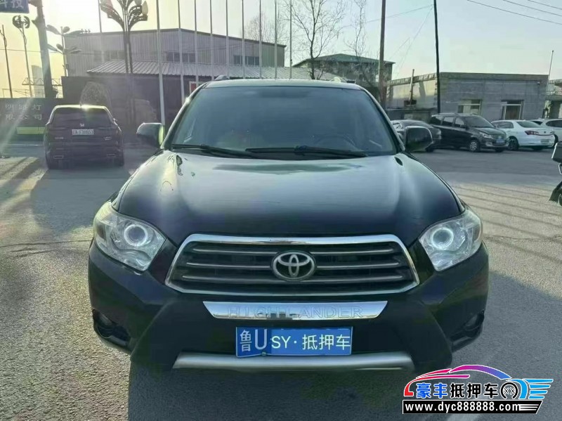 11年丰田汉兰达轿车抵押车出售