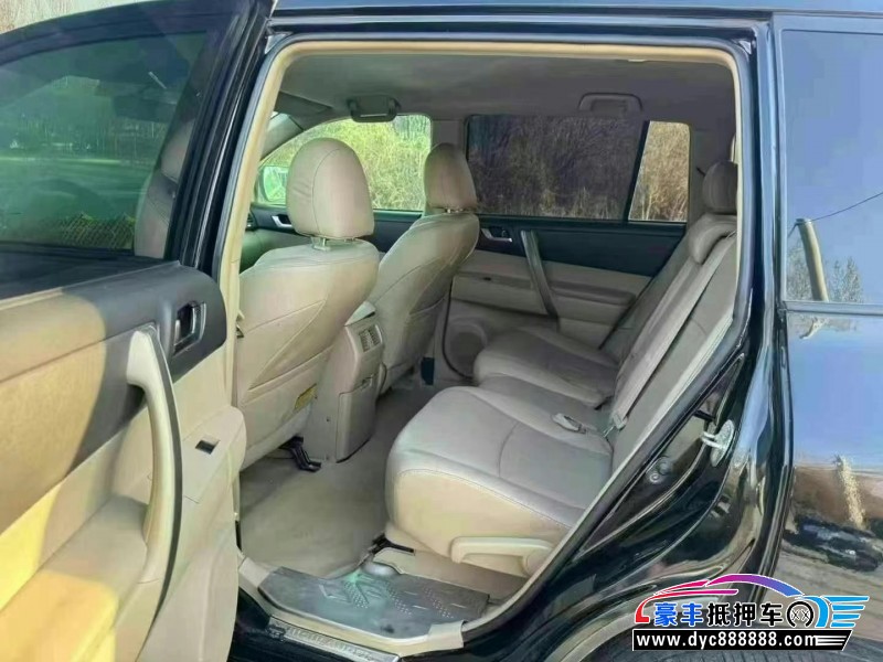 11年丰田汉兰达轿车抵押车出售