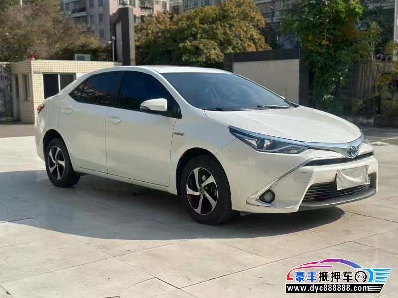 17年丰田雷凌轿车抵押车出售