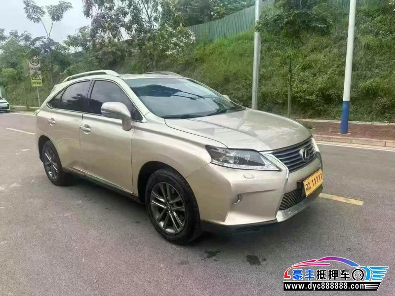 12年雷克萨斯RX轿车抵押车出售