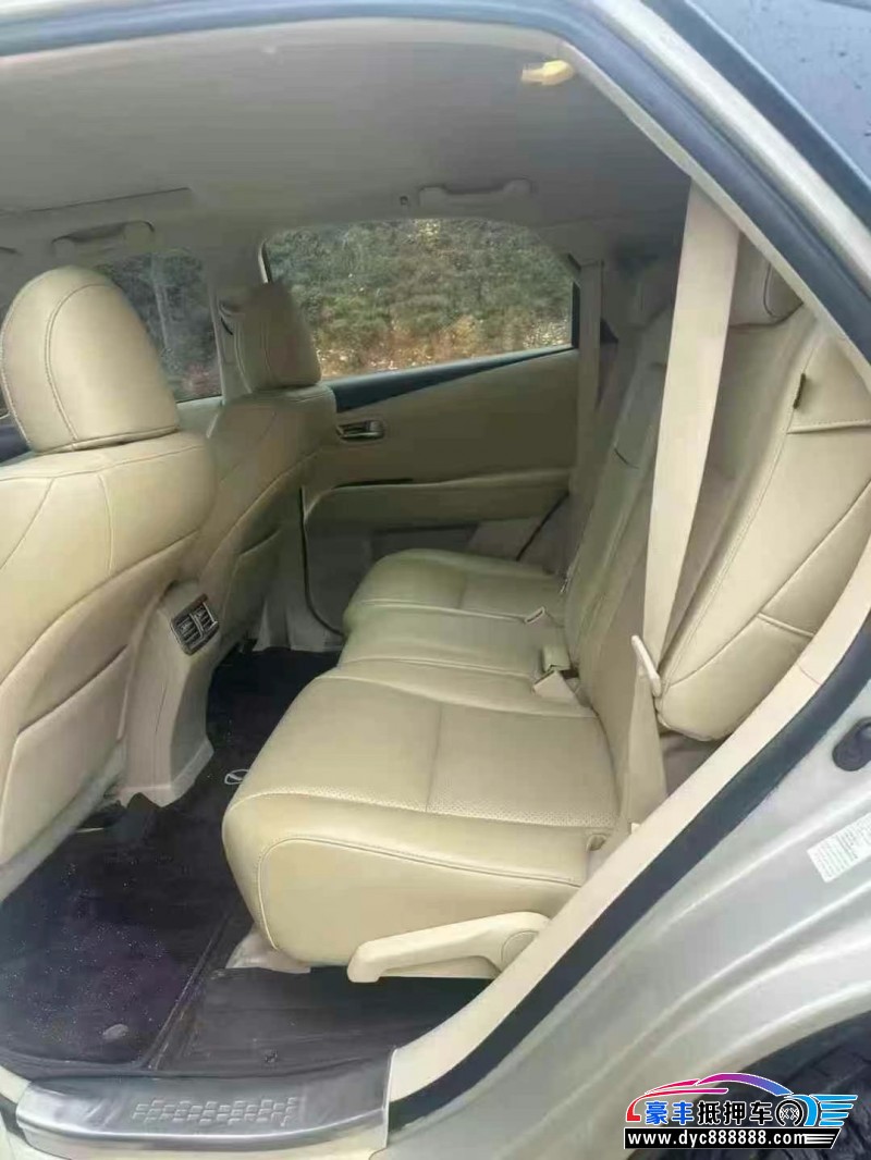 12年雷克萨斯RX轿车抵押车出售