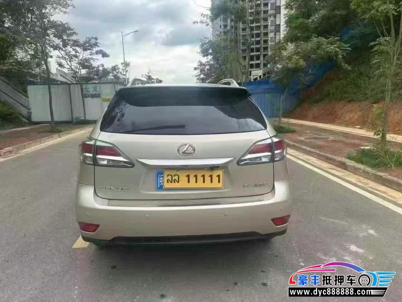 12年雷克萨斯RX轿车抵押车出售