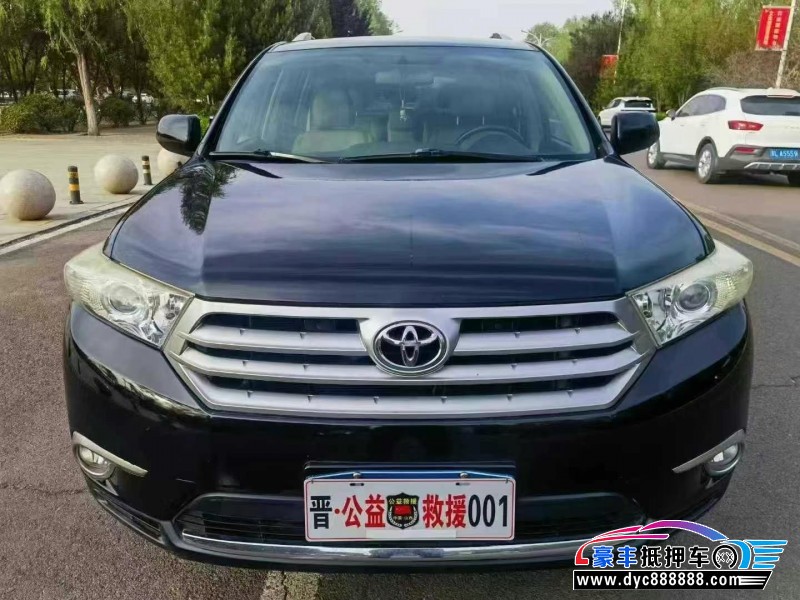 15年丰田汉兰达轿车抵押车出售