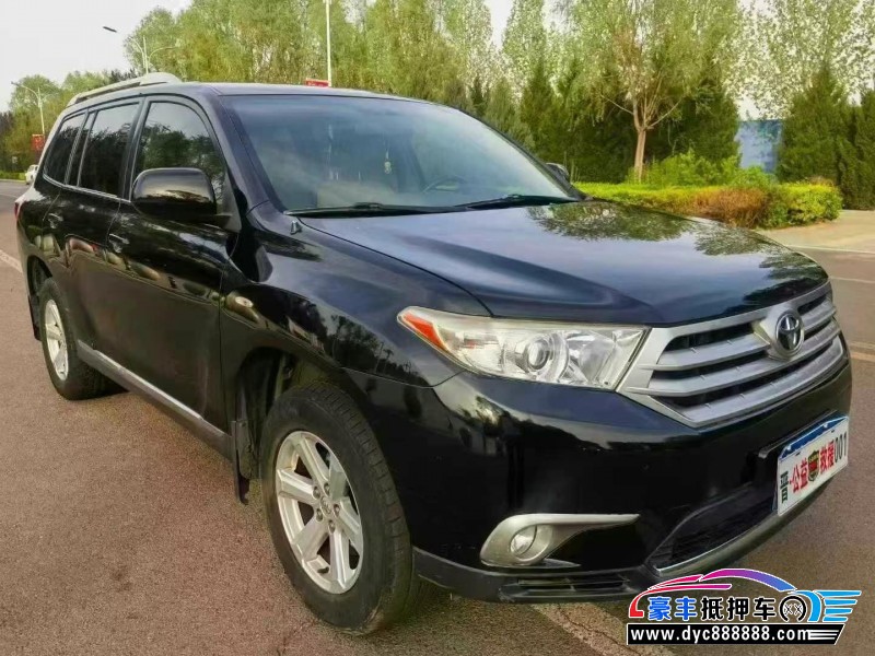15年丰田汉兰达轿车抵押车出售