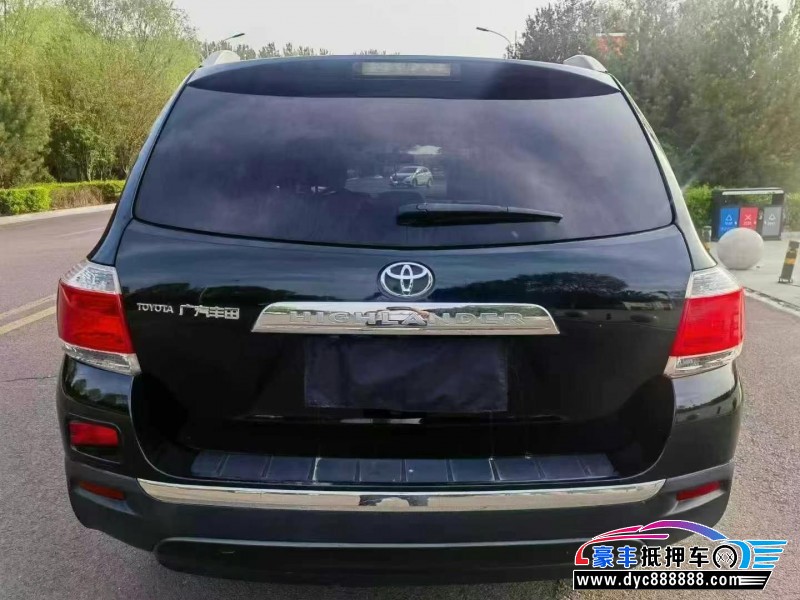 15年丰田汉兰达轿车抵押车出售