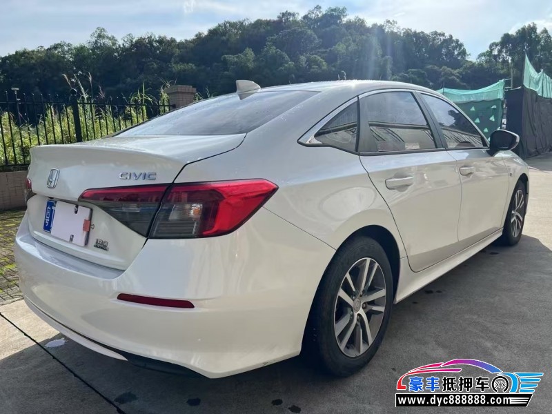 22年本田思域轿车抵押车出售