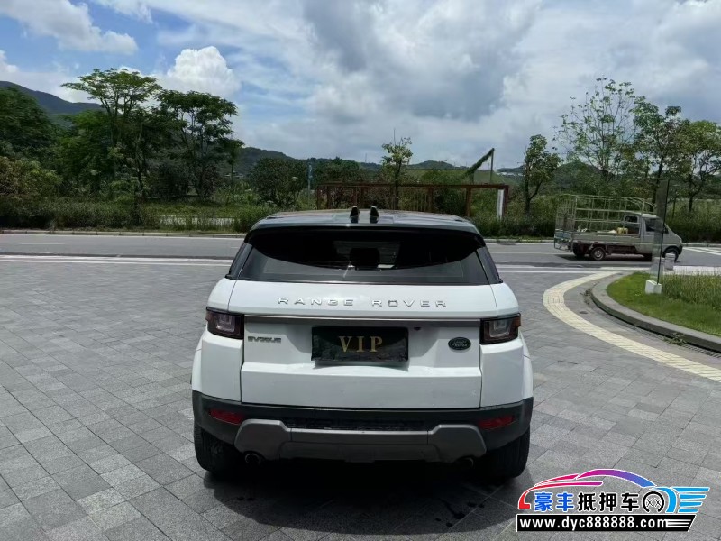 18年路虎揽胜极光轿车抵押车出售