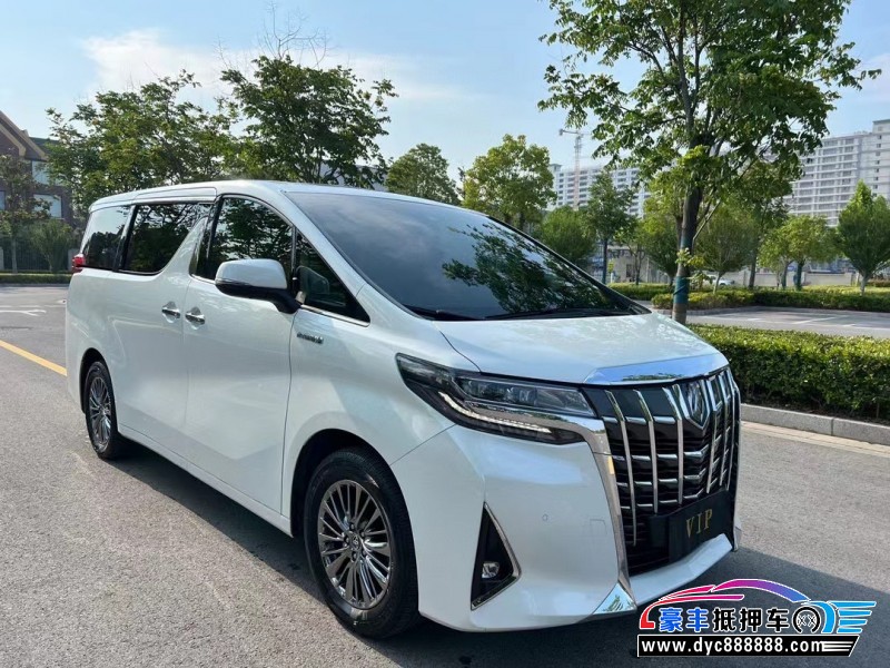 21年丰田埃尔法轿车抵押车出售