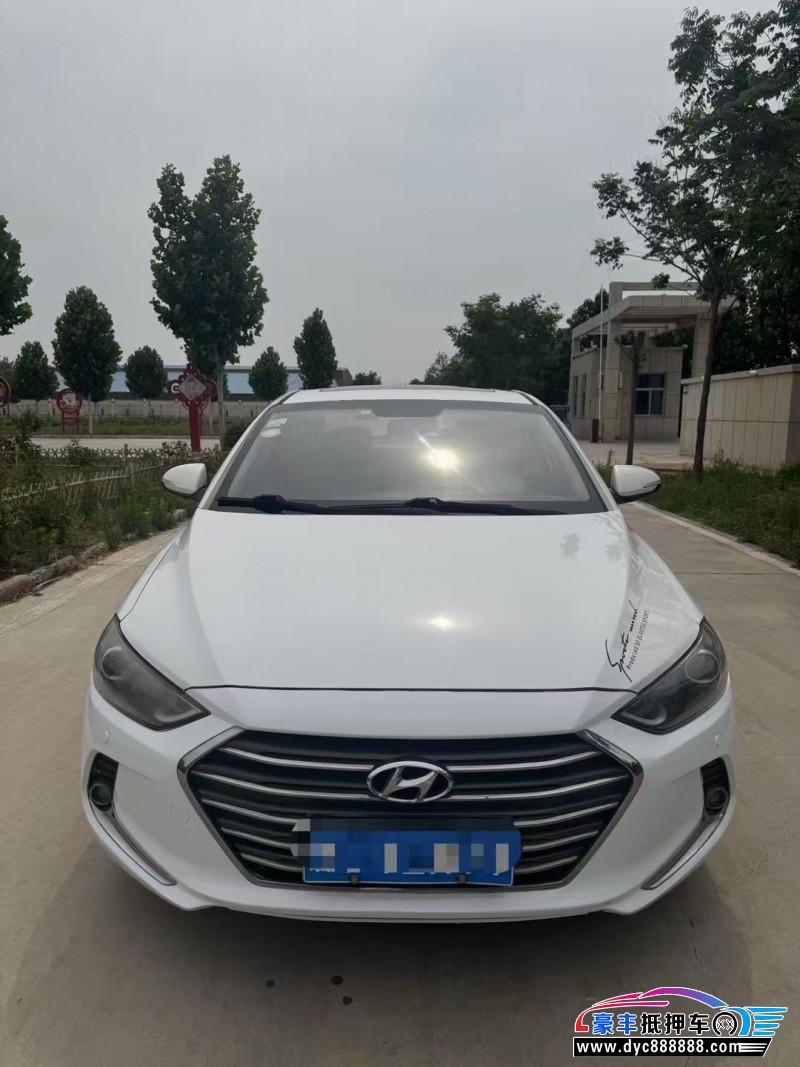 16年现代领动轿车抵押车出售