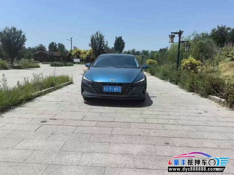 23年现代伊兰特轿车抵押车出售