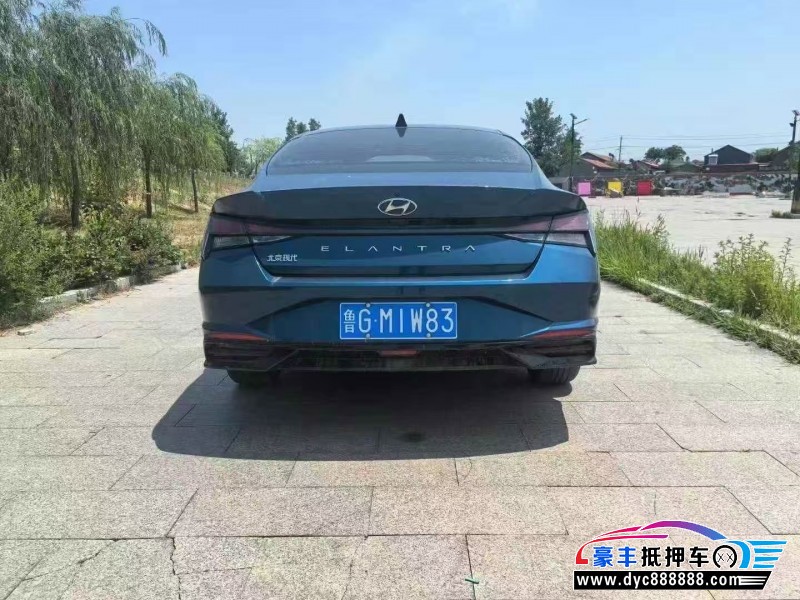 23年现代伊兰特轿车抵押车出售