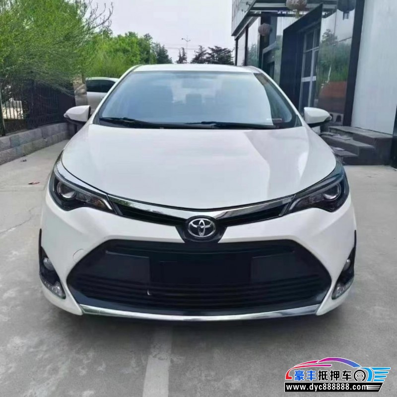 18年丰田雷凌轿车抵押车出售
