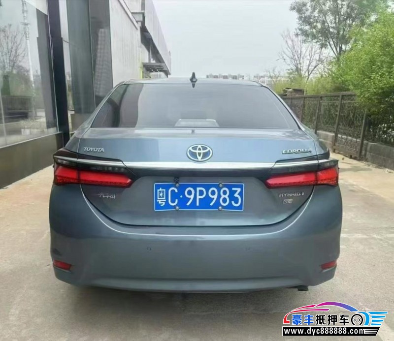 19年丰田卡罗拉轿车抵押车出售