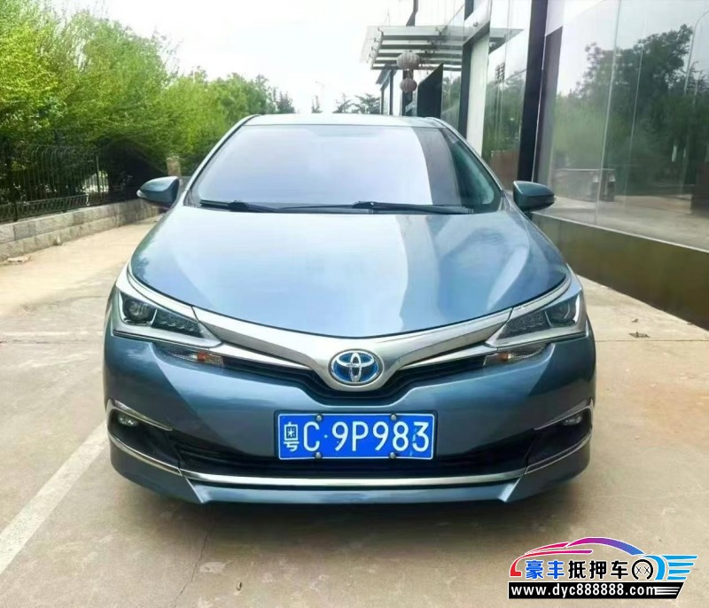19年丰田卡罗拉轿车抵押车出售