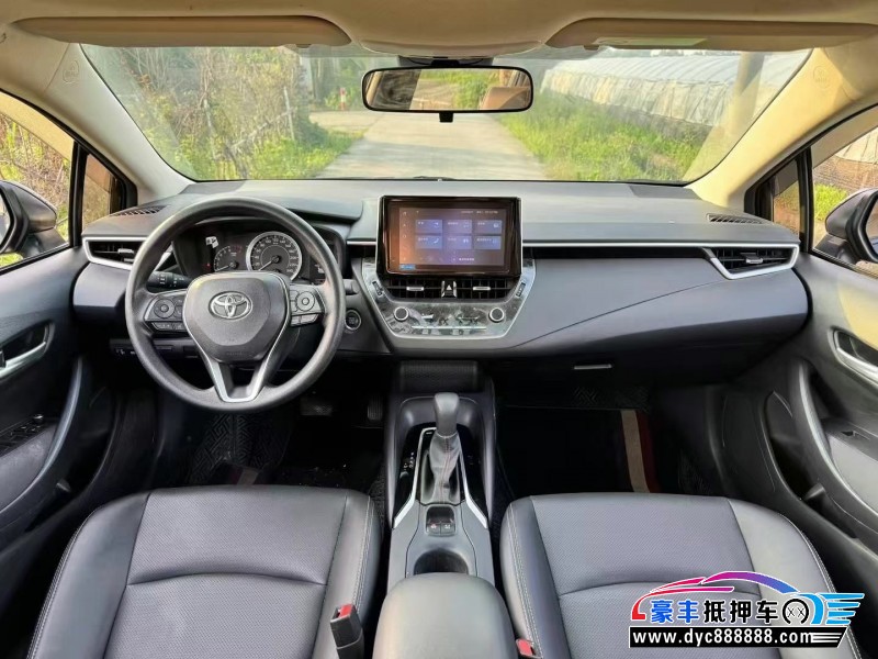 22年丰田卡罗拉轿车抵押车出售