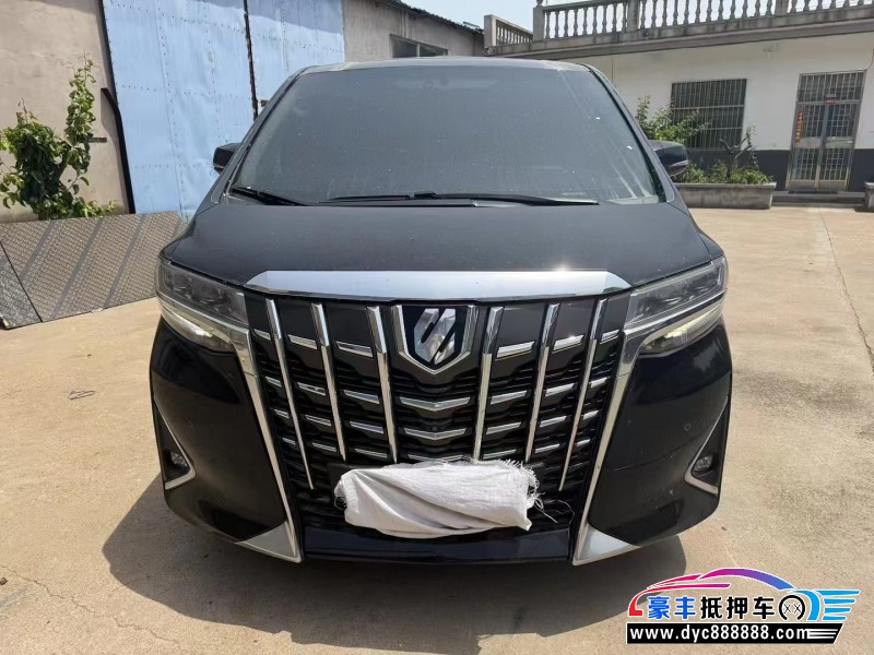 19年丰田埃尔法轿车抵押车出售