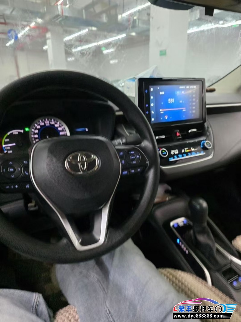 21年丰田卡罗拉轿车抵押车出售