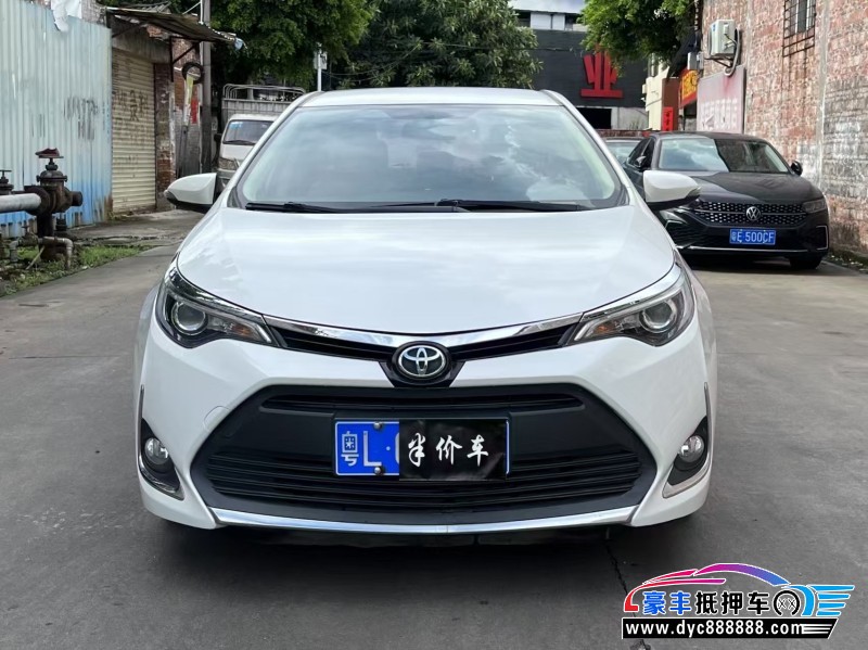 18年丰田雷凌轿车抵押车出售