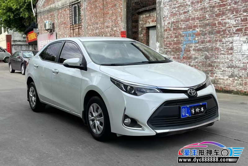 18年丰田雷凌轿车抵押车出售