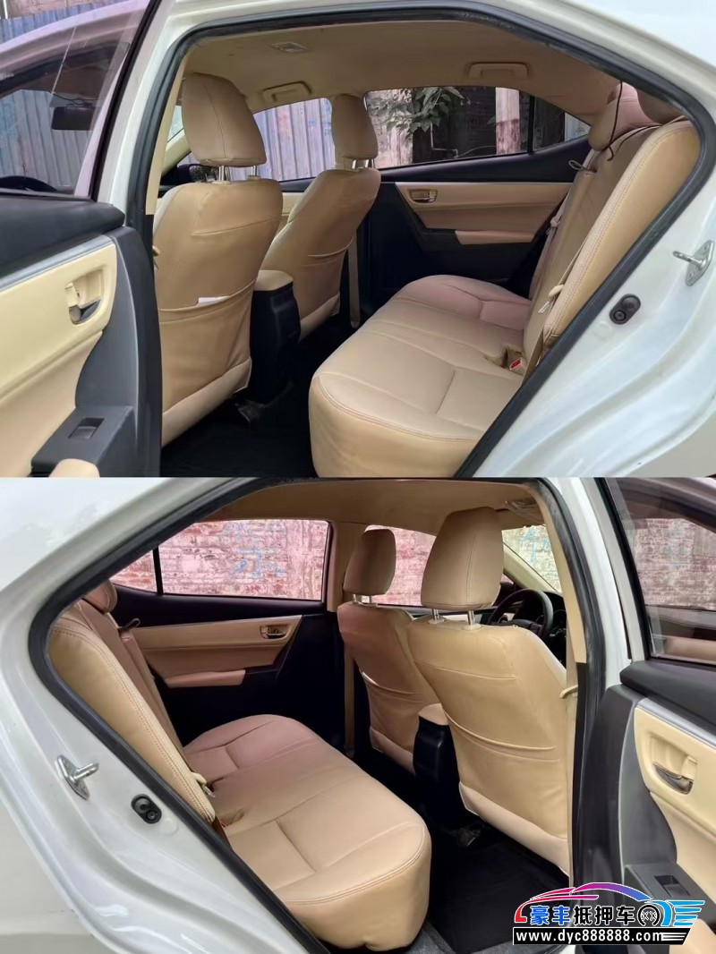 18年丰田雷凌轿车抵押车出售