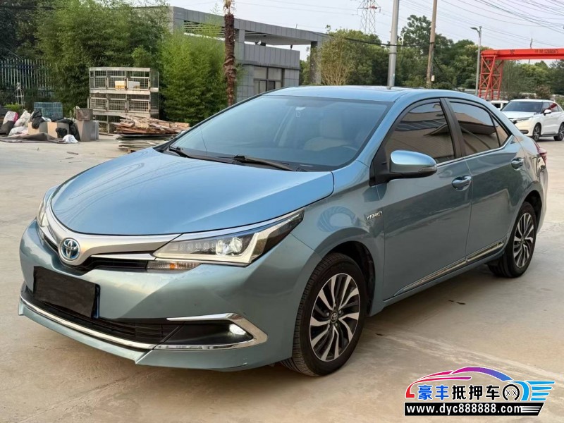 18年丰田卡罗拉轿车抵押车出售