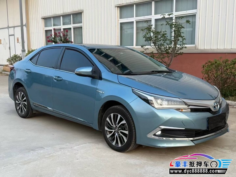 18年丰田卡罗拉轿车抵押车出售