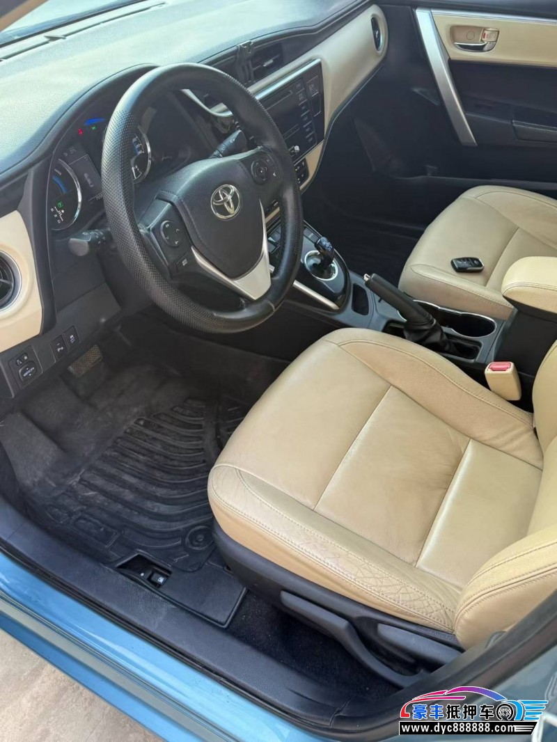 18年丰田卡罗拉轿车抵押车出售