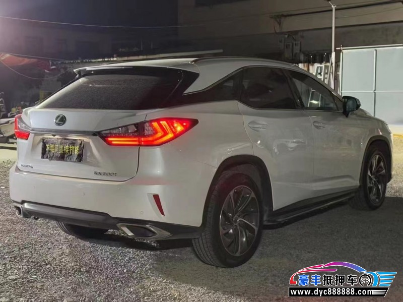 17年雷克萨斯RX轿车抵押车出售