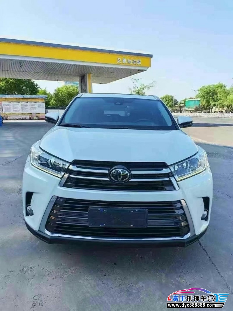 20年丰田汉兰达SUV抵押车出售