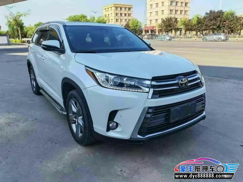 20年丰田汉兰达SUV抵押车出售