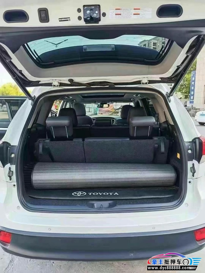 20年丰田汉兰达SUV抵押车出售