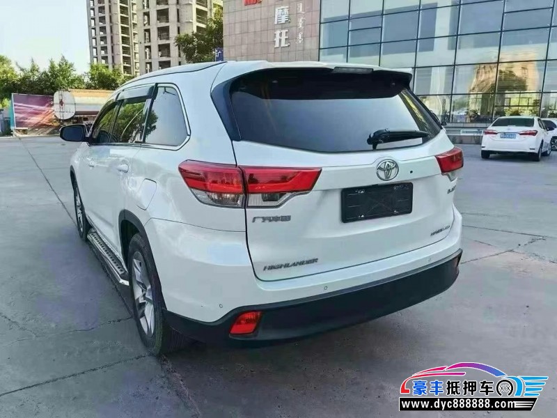 20年丰田汉兰达SUV抵押车出售