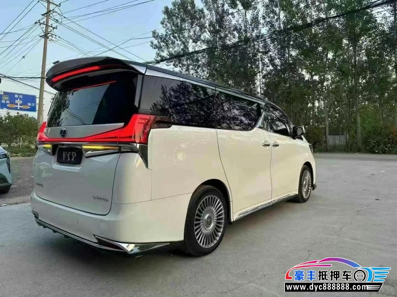 23年丰田埃尔法轿车抵押车出售