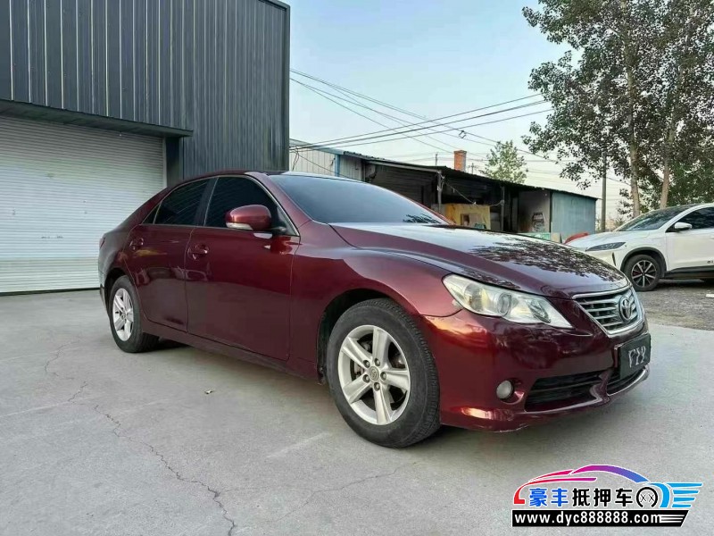 12年丰田锐志轿车抵押车出售