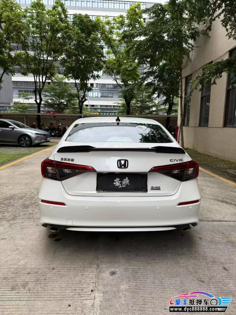 22年本田思域轿车抵押车出售