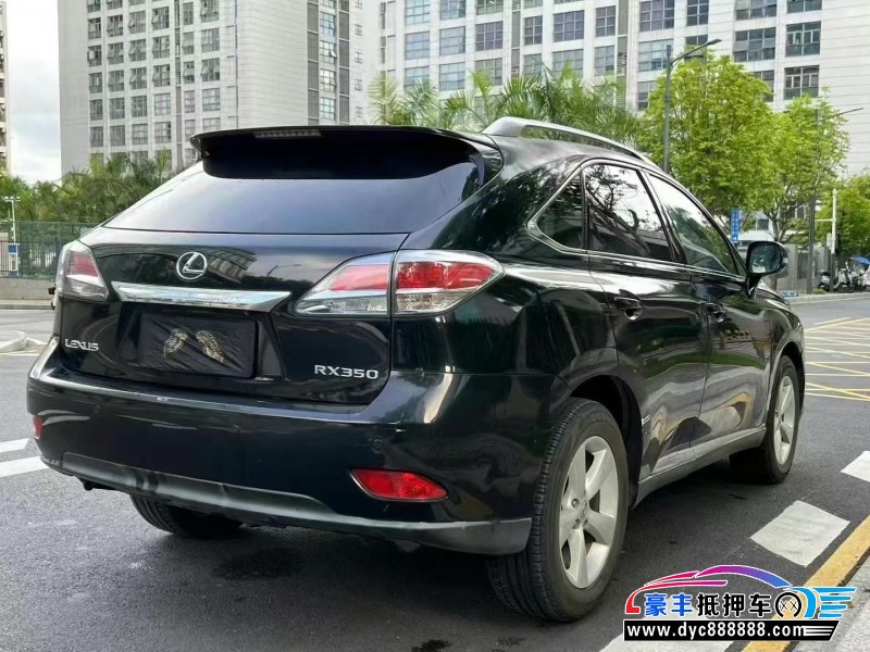 12年雷克萨斯RX轿车抵押车出售