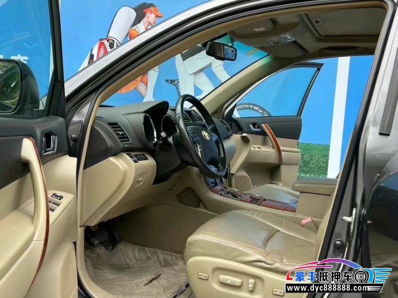 09年丰田汉兰达轿车抵押车出售