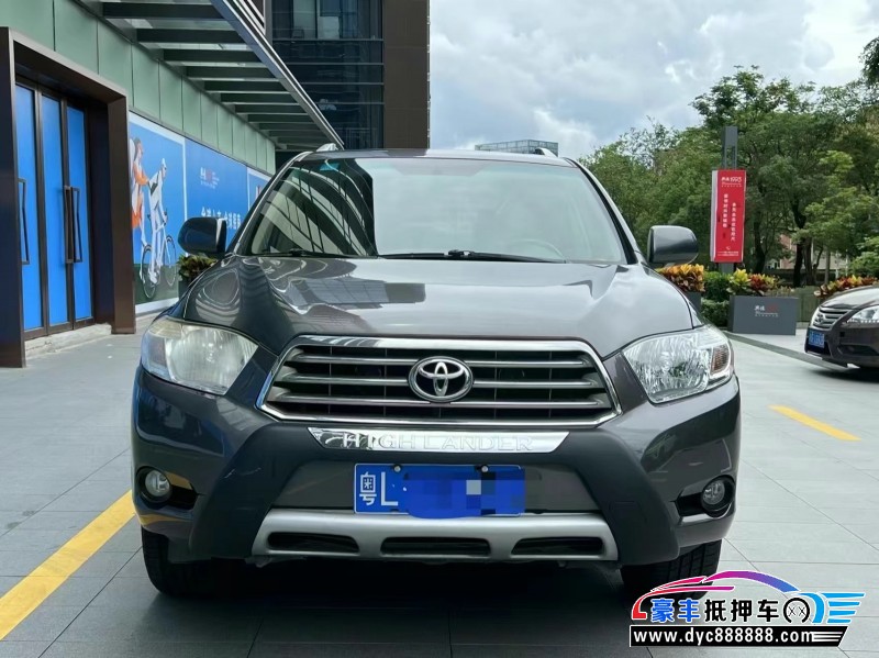 09年丰田汉兰达轿车抵押车出售