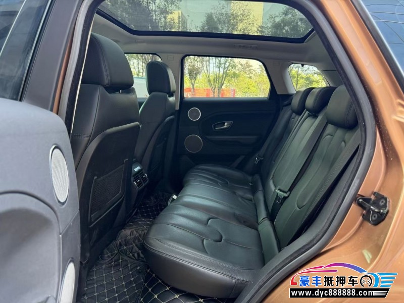 16年路虎揽胜极光SUV抵押车出售