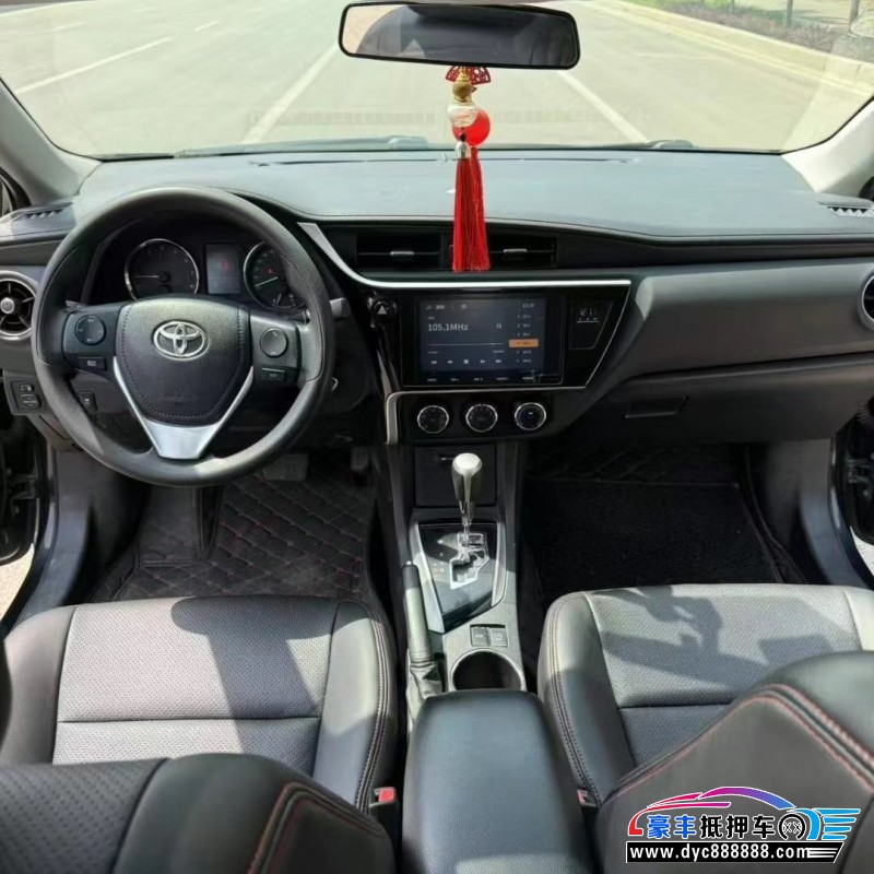 18年丰田卡罗拉轿车抵押车出售