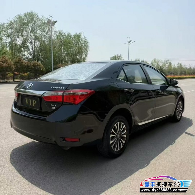 18年丰田卡罗拉轿车抵押车出售