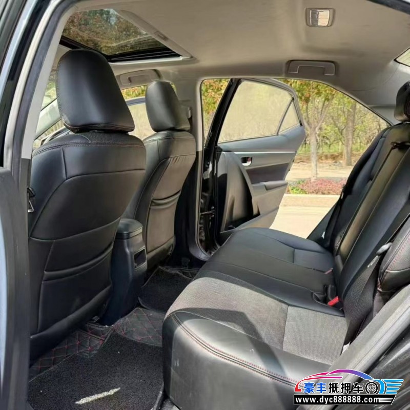 18年丰田卡罗拉轿车抵押车出售