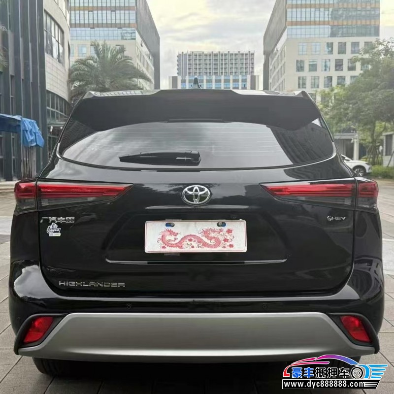 25年丰田汉兰达轿车抵押车出售