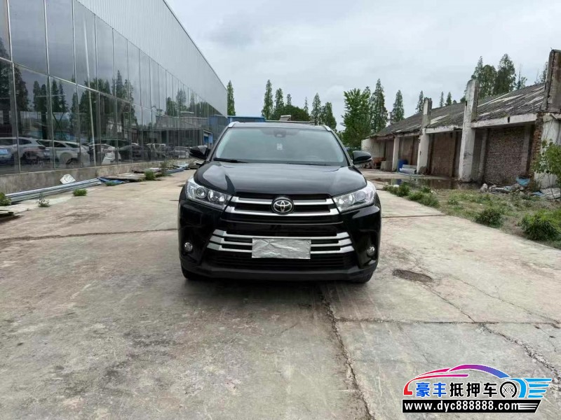 21年丰田汉兰达轿车抵押车出售